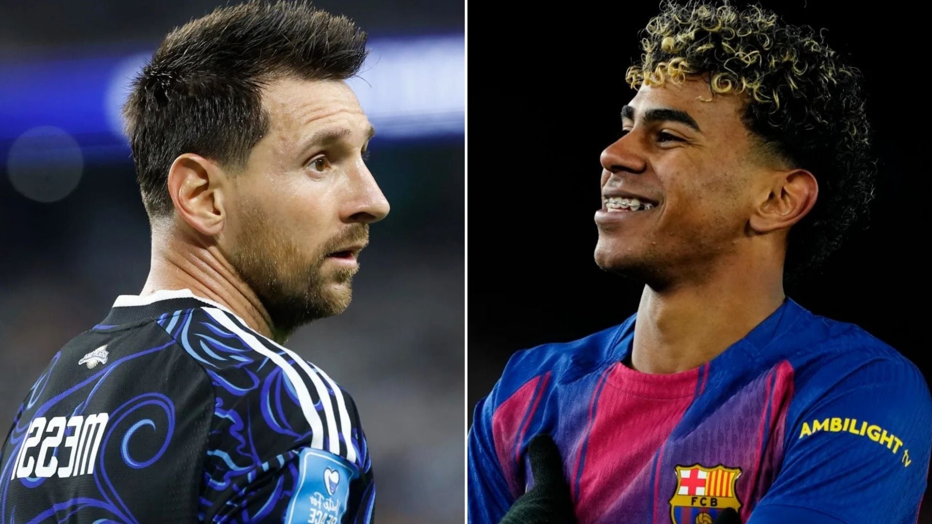 Lionel Messi y Lamine Yamal | Foto: EFE