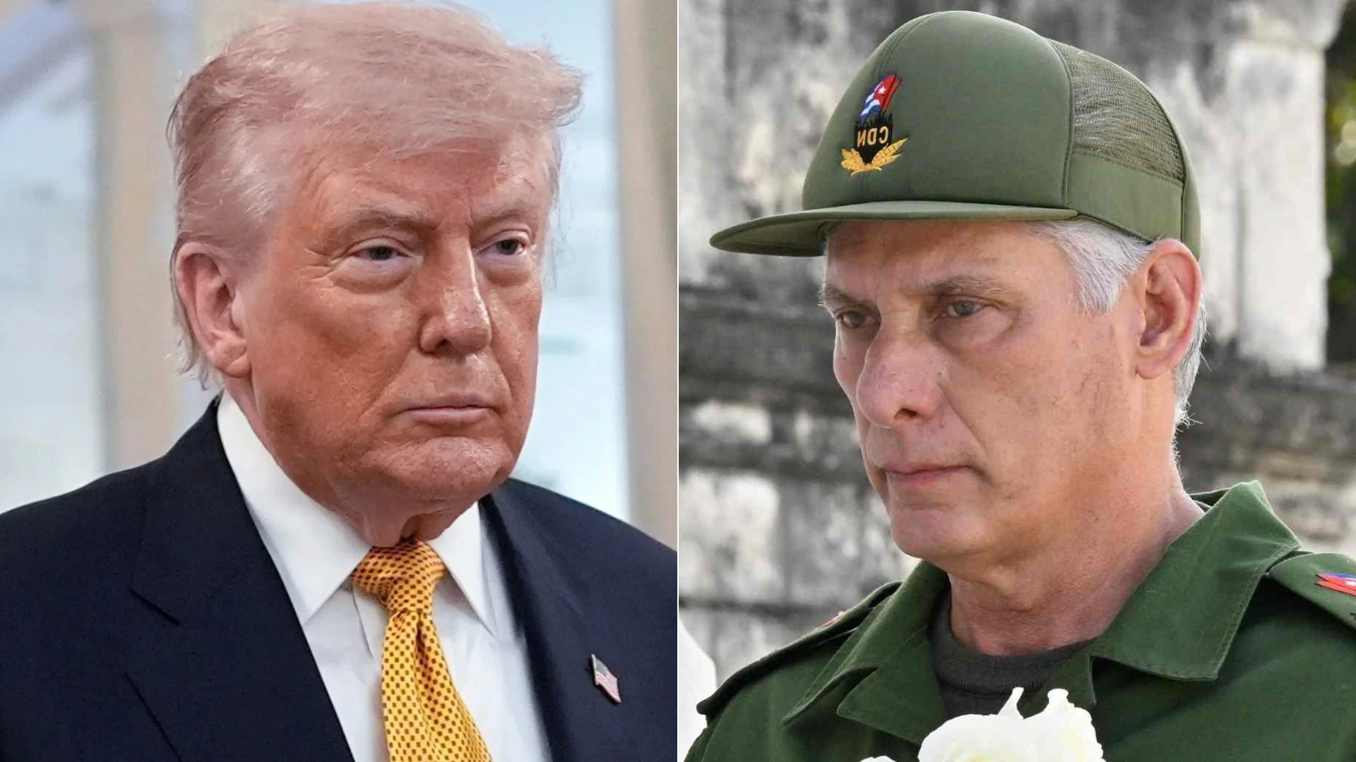 Donald Trump y Miguel Díaz-Canel | Foto: EFE