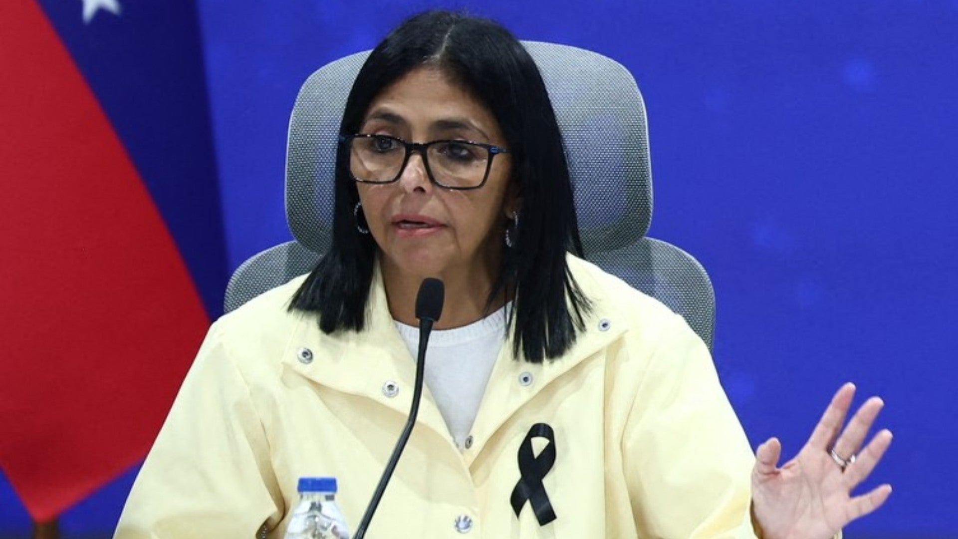 Delcy Rodríguez, jefe encargada del régimen venezolano - Foto: AFP