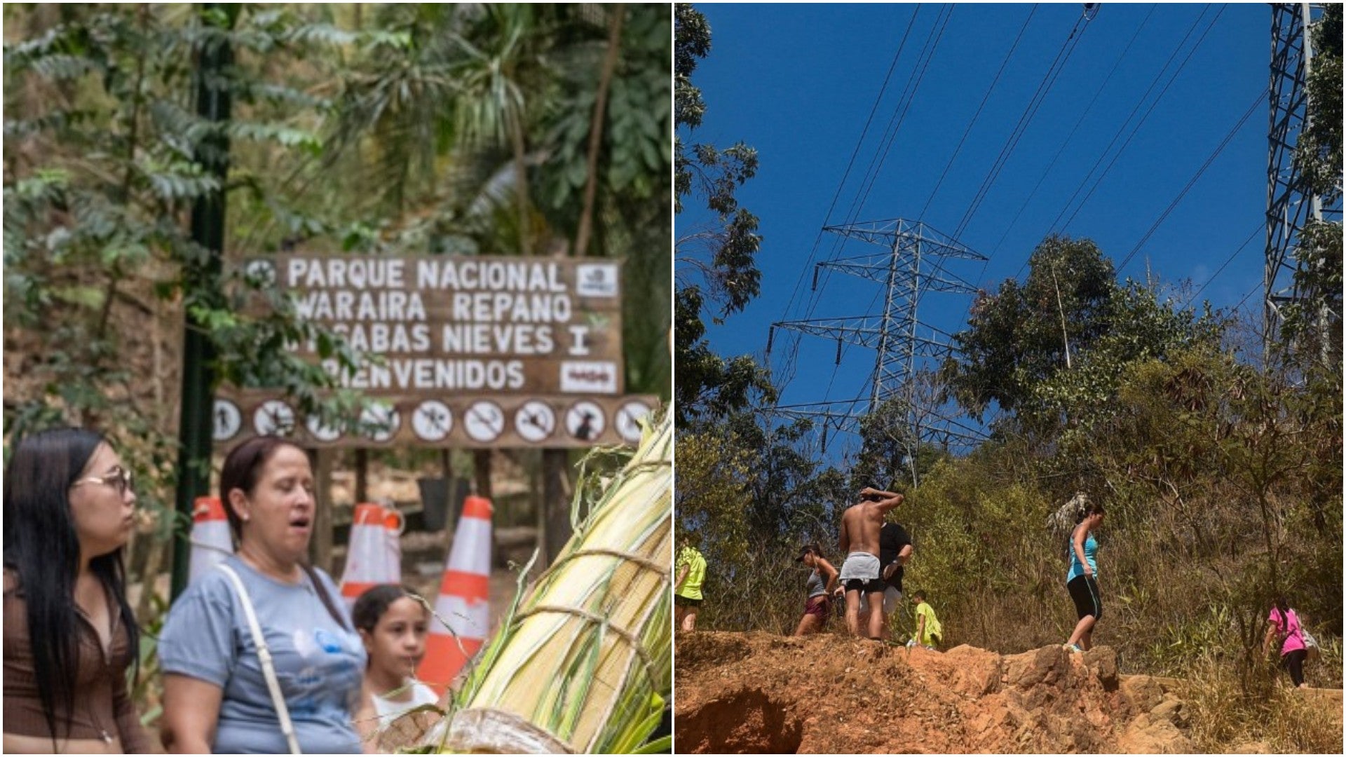 Personas visitan el Waraira Repano (Cerro El Ávila), Caracas (Venezuela) - Fotos: AFP