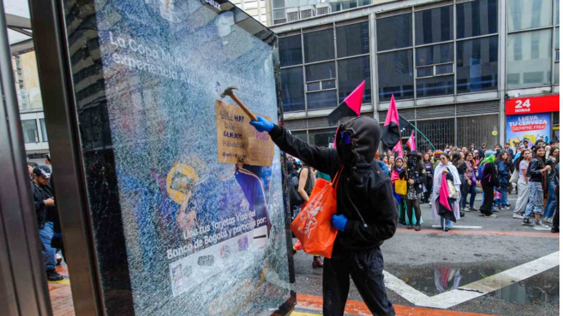 Protestas en Colombia - AFP