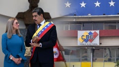 Nicolás Maduro y Cilia Flores