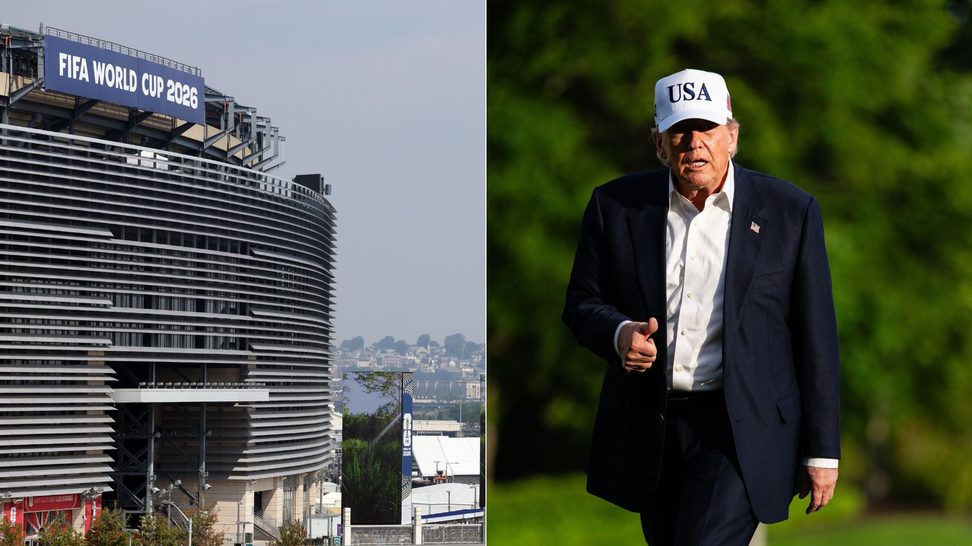 Estadio Nueva York - Nueva Jersey/ Donald Trump - Fotos AFP