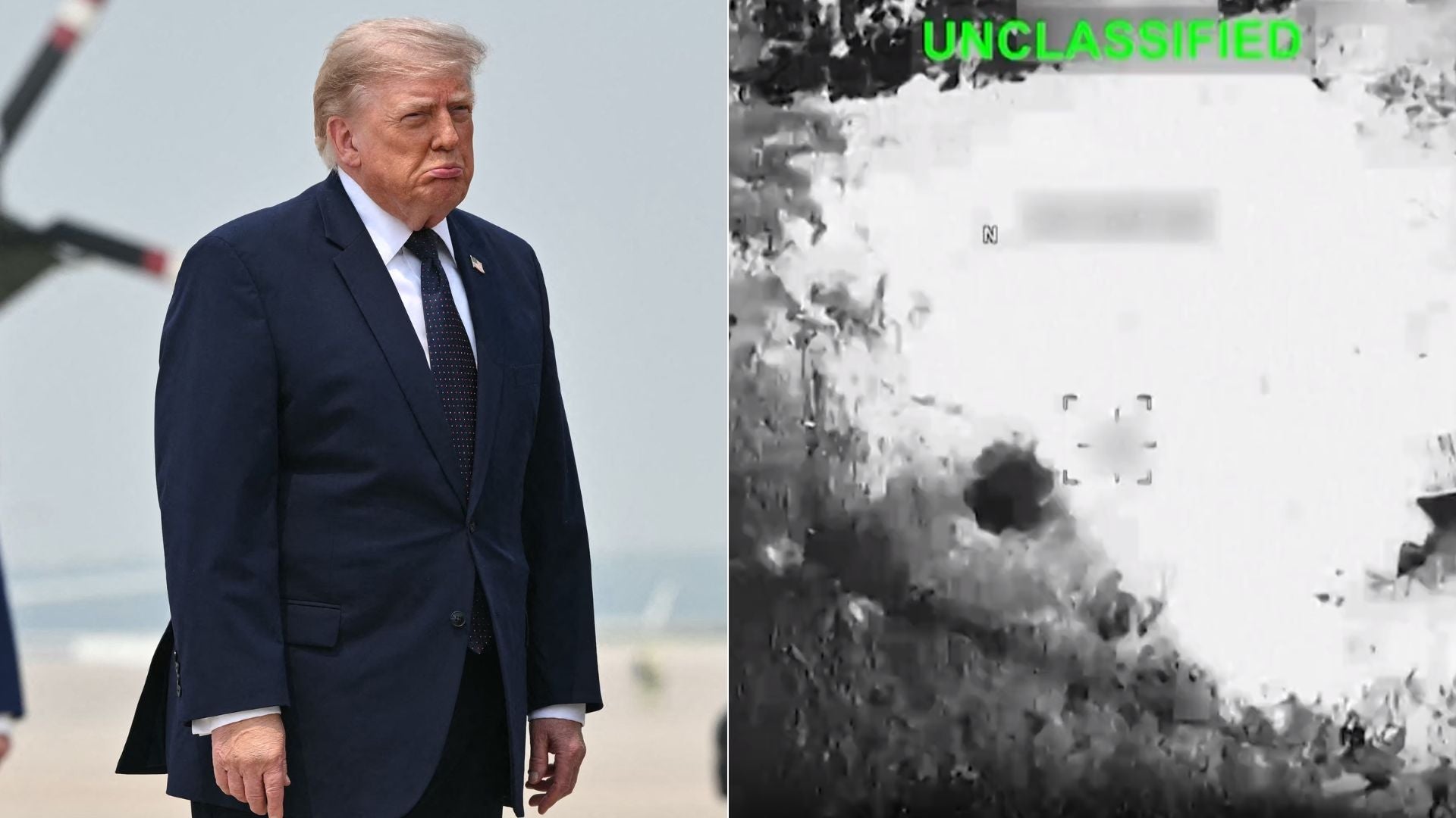 Donald Trump/ Ataque de EE. UU. al régimen de Irán - Foto AFP