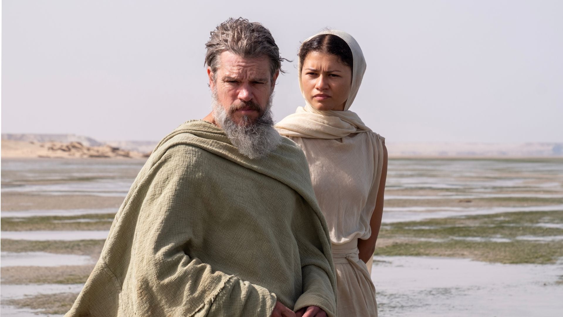 Matt Damon y Zendaya en un fotograma de 'La Odisea'-Foto: EFE