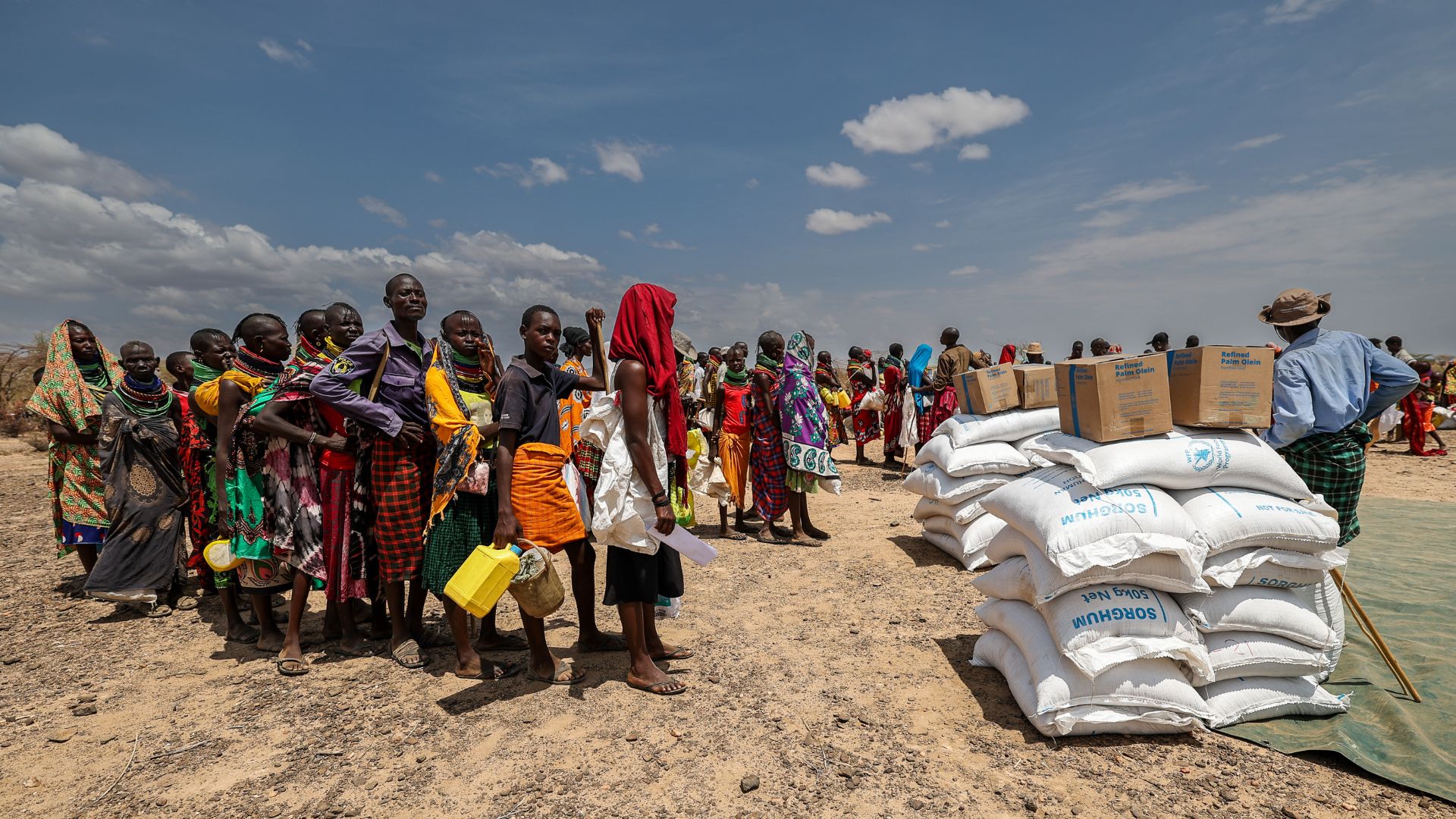 Kenia distribución de alimentos-Foto: EFE