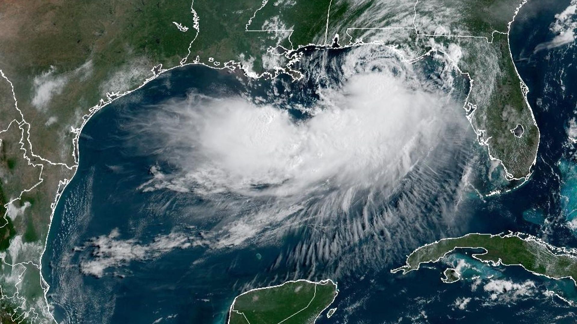 Localización de la tormenta tropical Bertha - Foto referencia: EFE