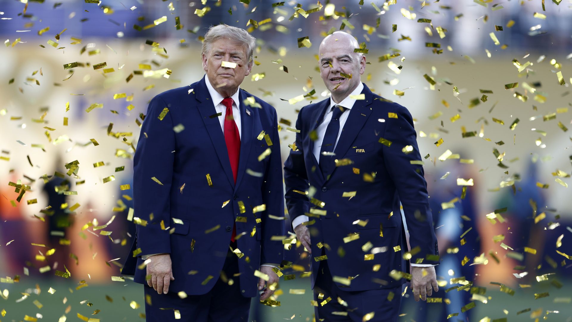 President Donald Trump y President Gianni Infantino de la FIFA-Foto: EFE