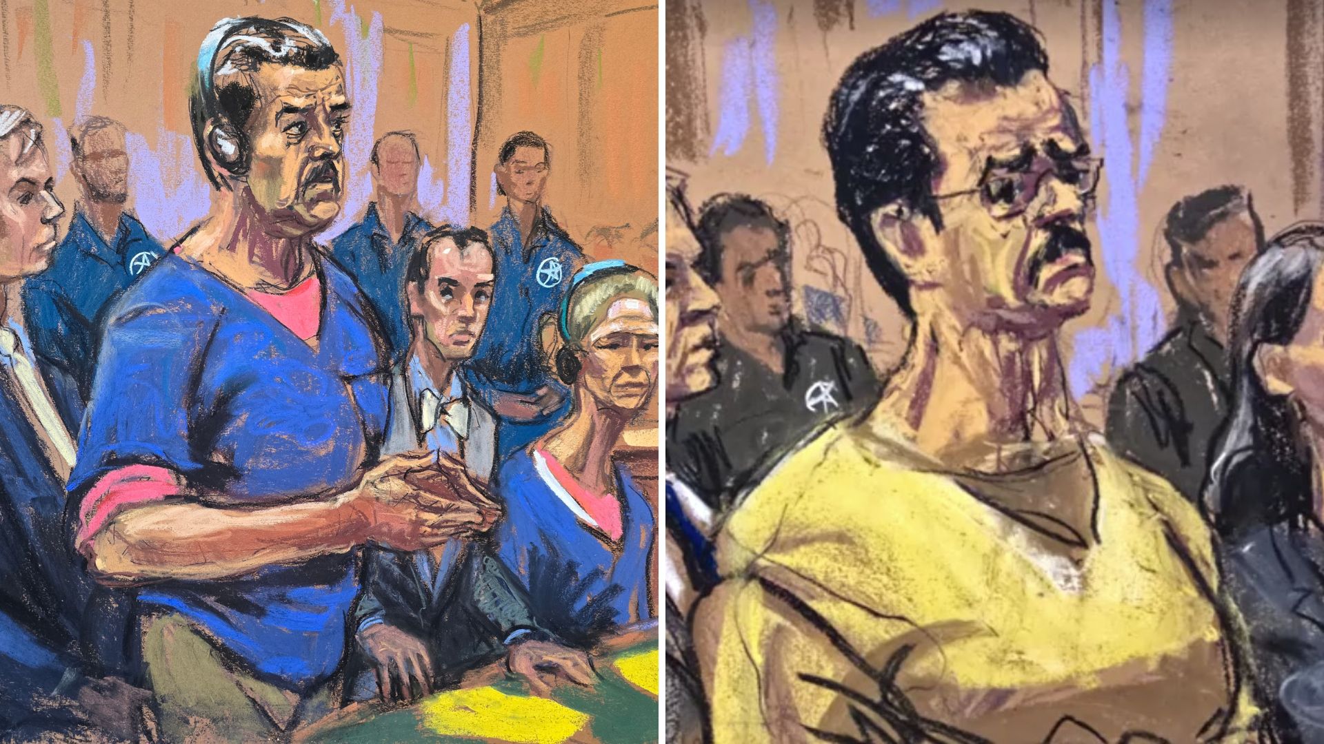 Bocetos de Nicolás Maduro-Foto: EFE