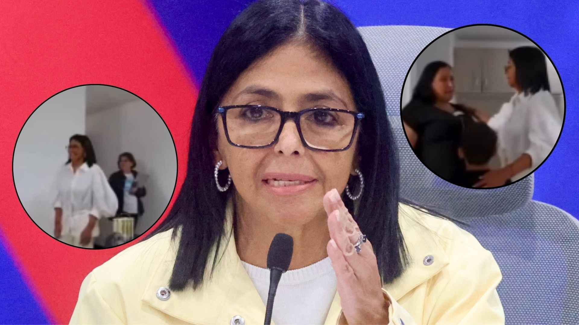 Delcy Rodríguez, jefe encargada del régimen venezolano - Fotos: X / EFE