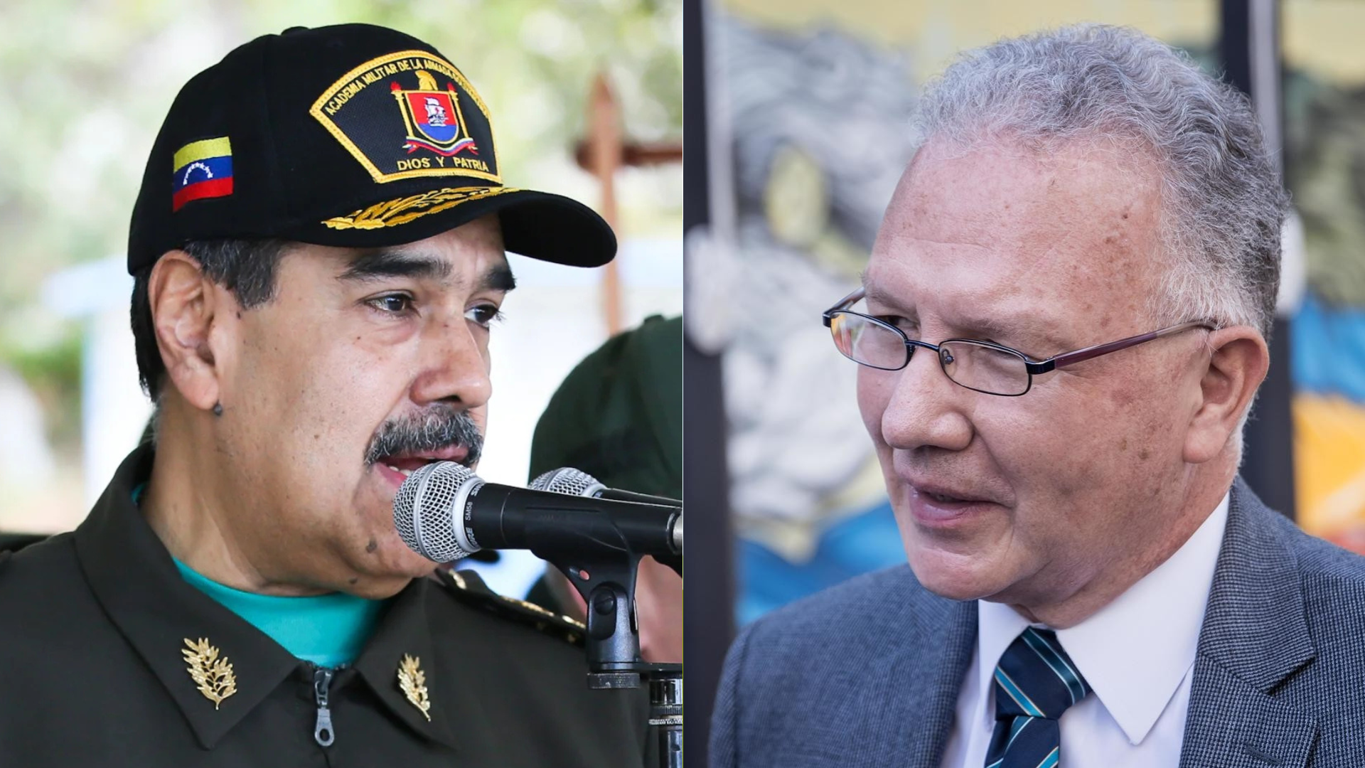 Nicolás Maduro y Perkins Rocha | Foto: EFE