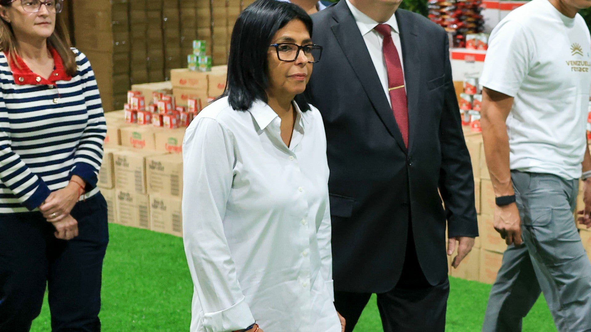 Delcy Rodríguez, jefe encargada del régimen de Venezuela - Foto: EFE