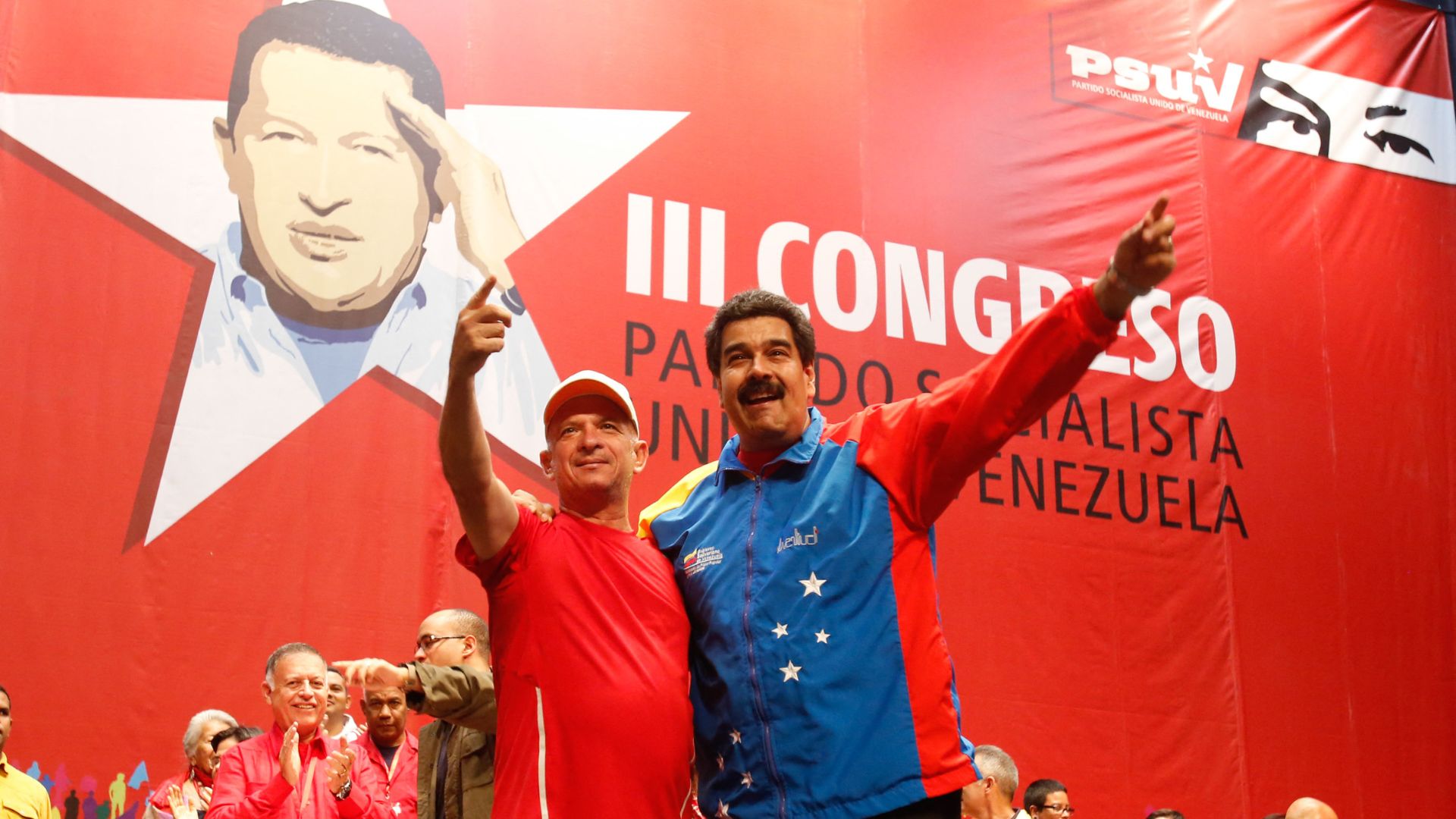 Nicolás Maduro y 'El Pollo' Carvajal - Foto AFP