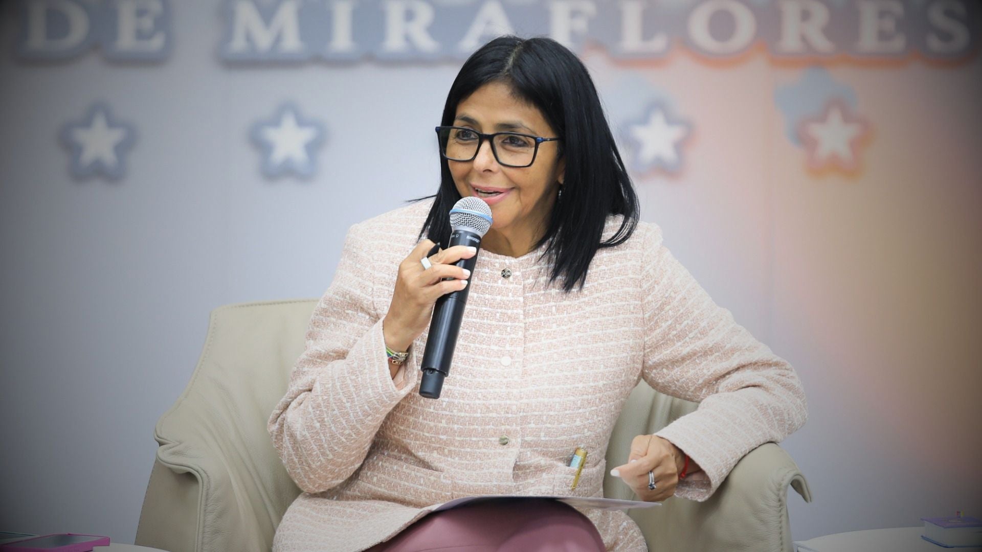 Delcy Rodríguez - Foto AFP