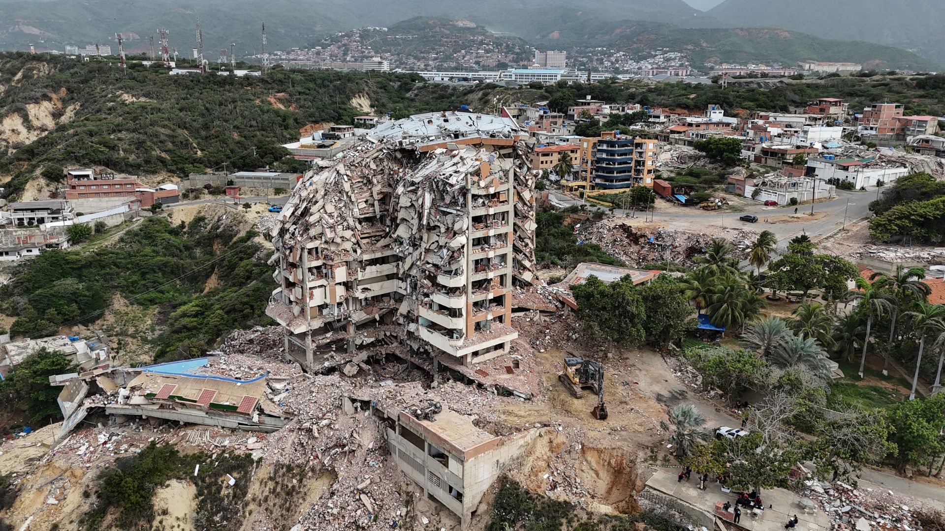 Un mes de la tragedia por los terremotos en Venezuela - Foto: AFP
