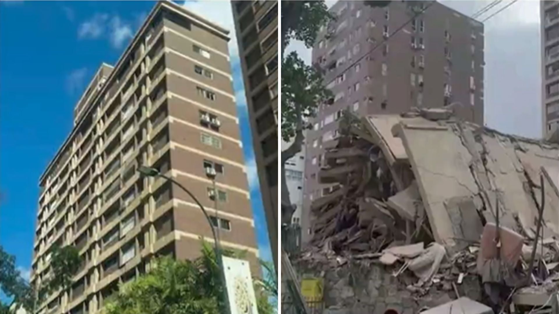 El antes y después del Condominio Petunia en Venezuela - Foto captura