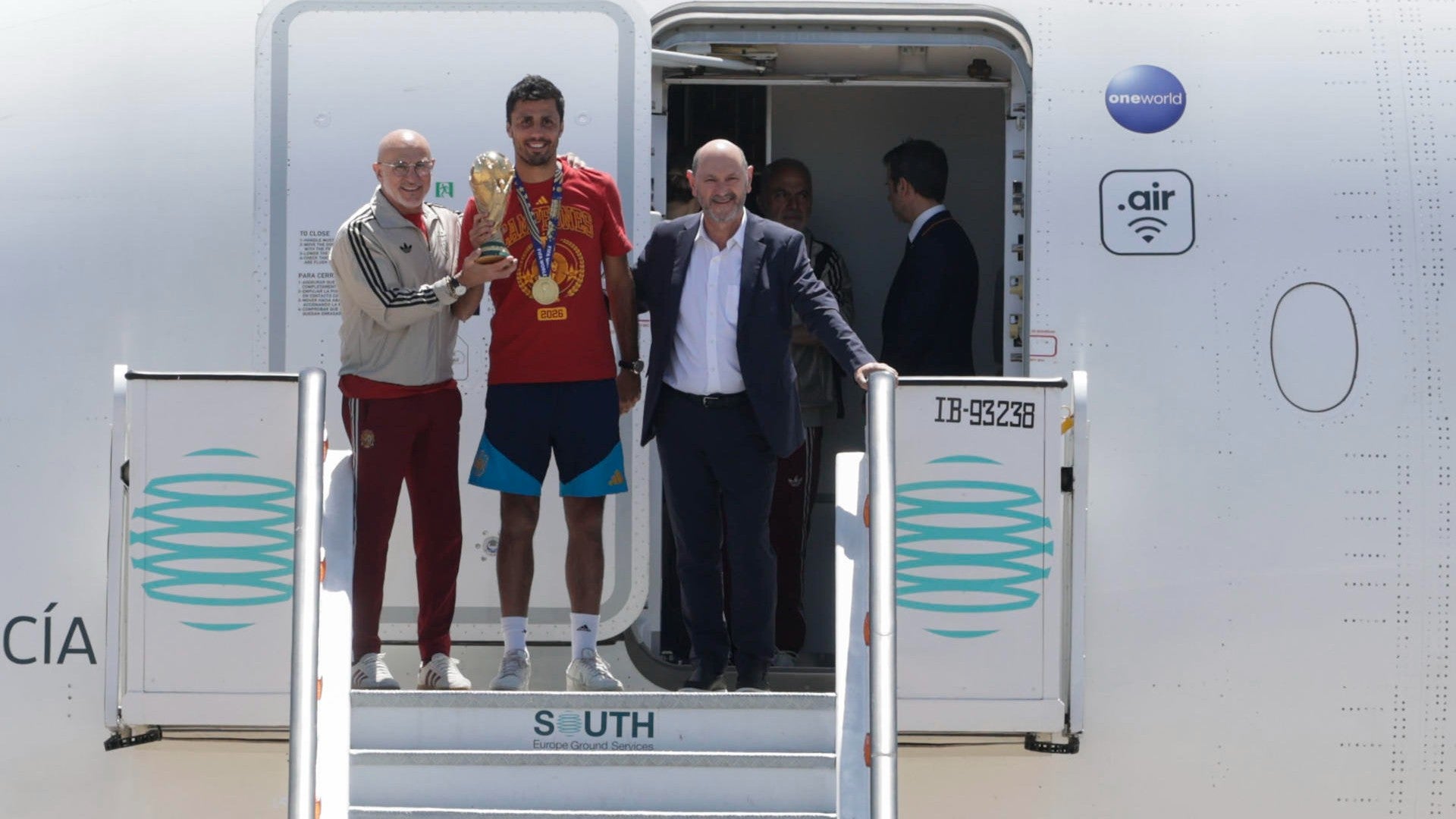 Selección de España llega a Madrid tras ganar el Mundial - Foto: EFE