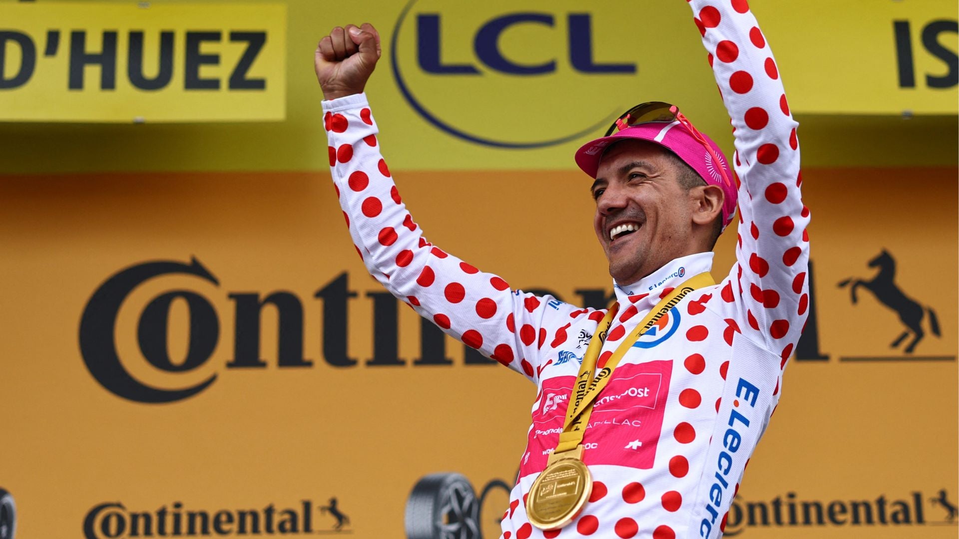 Richard Carapaz es el campeón de la montaña en el Tour de Francia - AFP