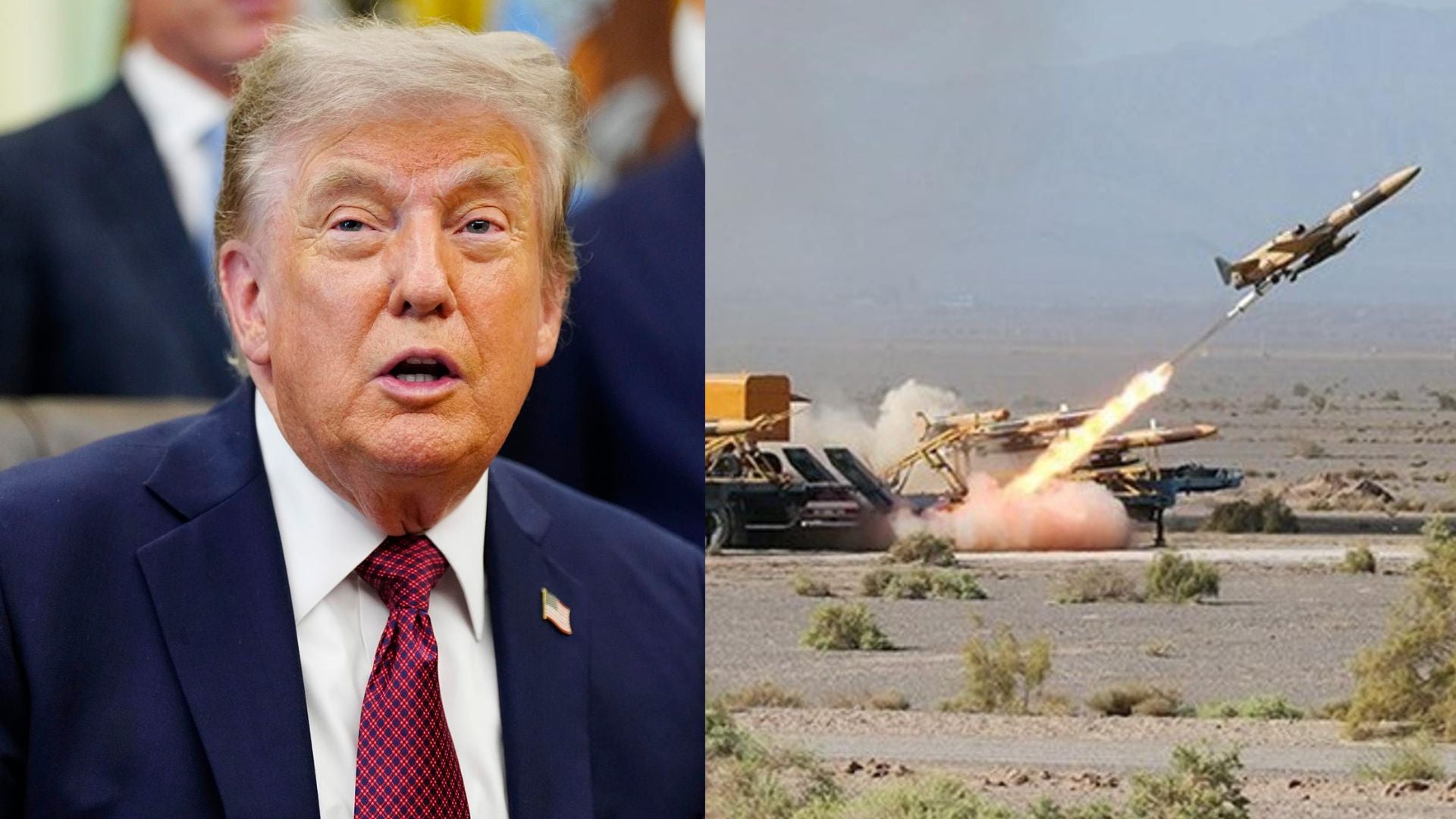 Donald Trump, presidente de Estados Unidos, y conflicto con Irán - Fotos: EFE