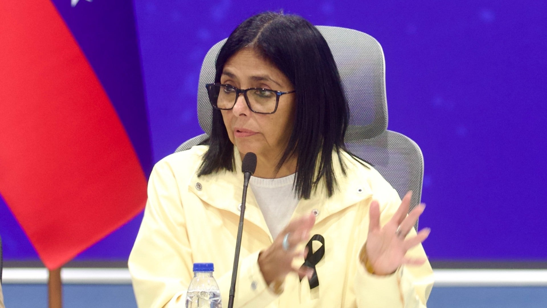 Delcy Rodríguez, jefe encargada del régimen venezolano - Foto: EFE