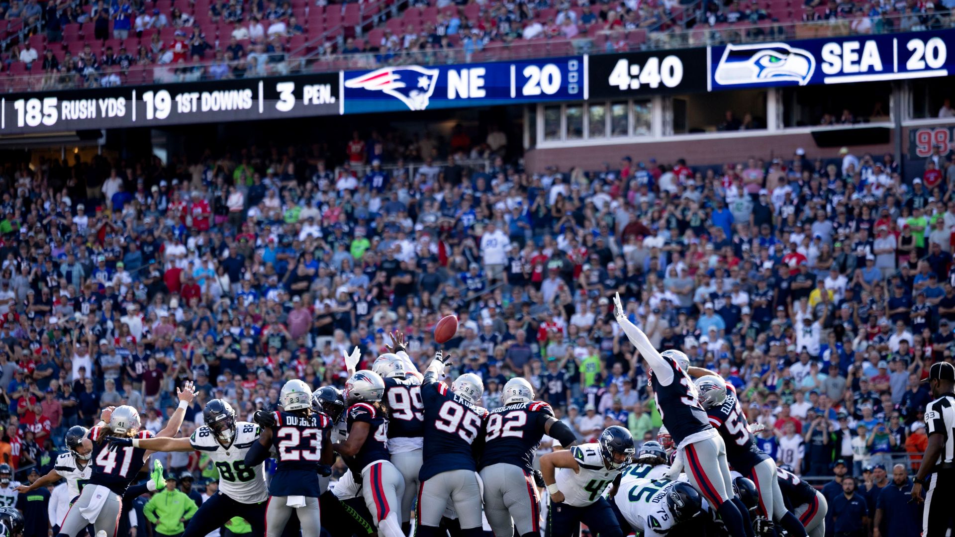 _Equipos de la NFL Seattle Seahawks Y New England Patriots- Foto: EFE
