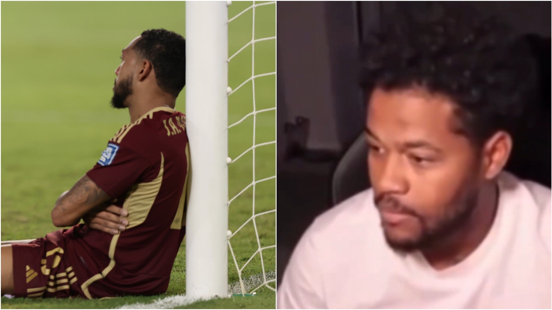 José 'El Brujo' Martínez, futbolista venezolano / Maikel García, el beisbolista venezolano - Fotos: EFE / X
