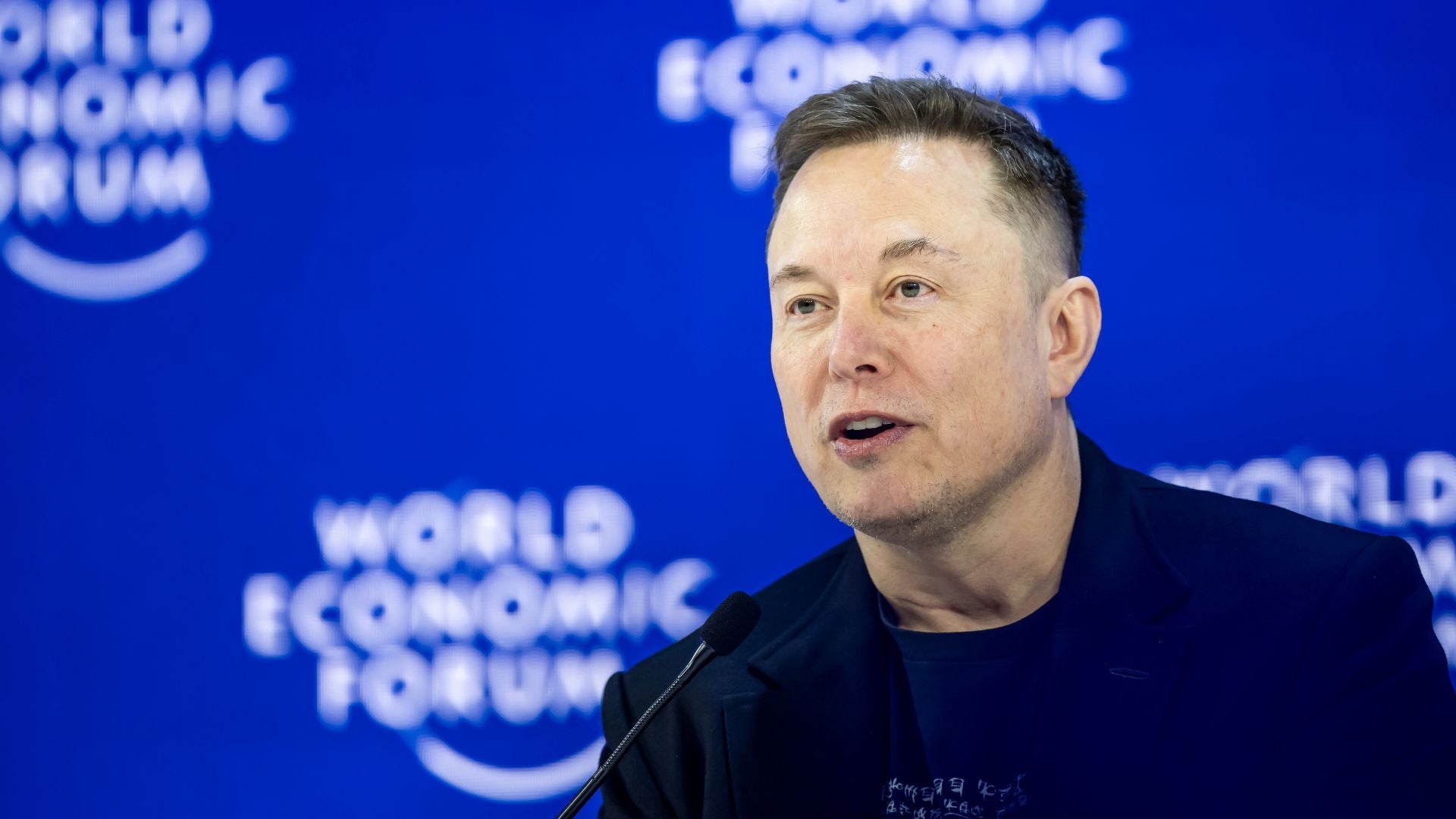Elon Musk en el Foro Económico 2026-Foto: EFE