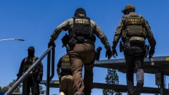 Agentes de ICE en Ventura, California - Foto: AFP