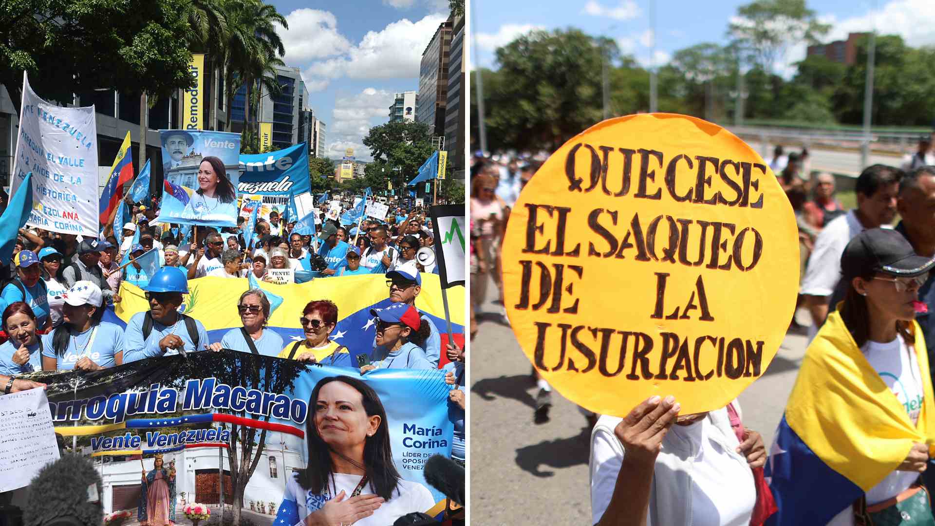Protestas en Venezuela - EFE