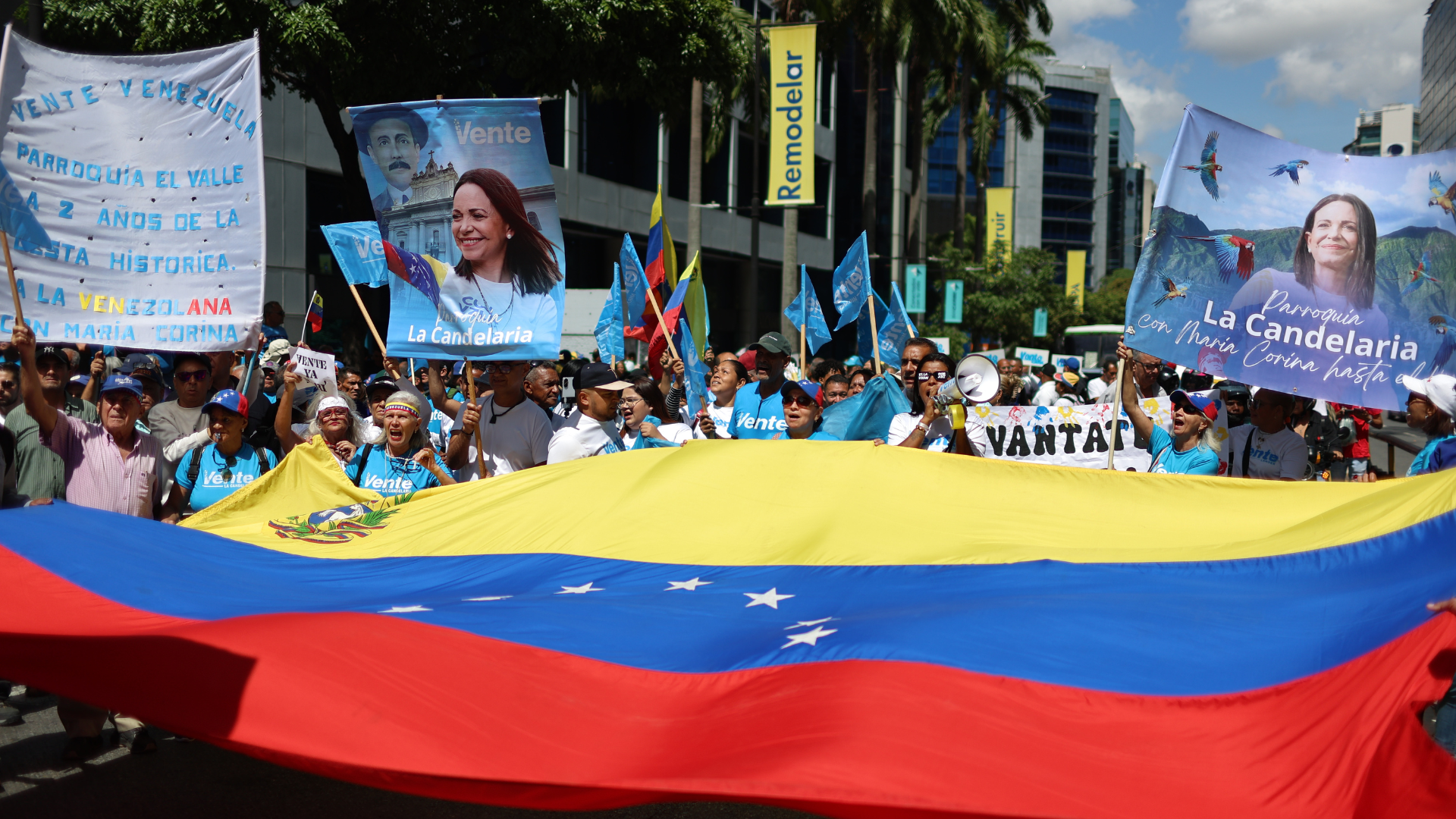 Manifestaciones en Venezuela | Foto: EFE