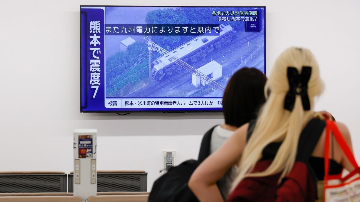 Foto de terremoto en Japón (EFE)