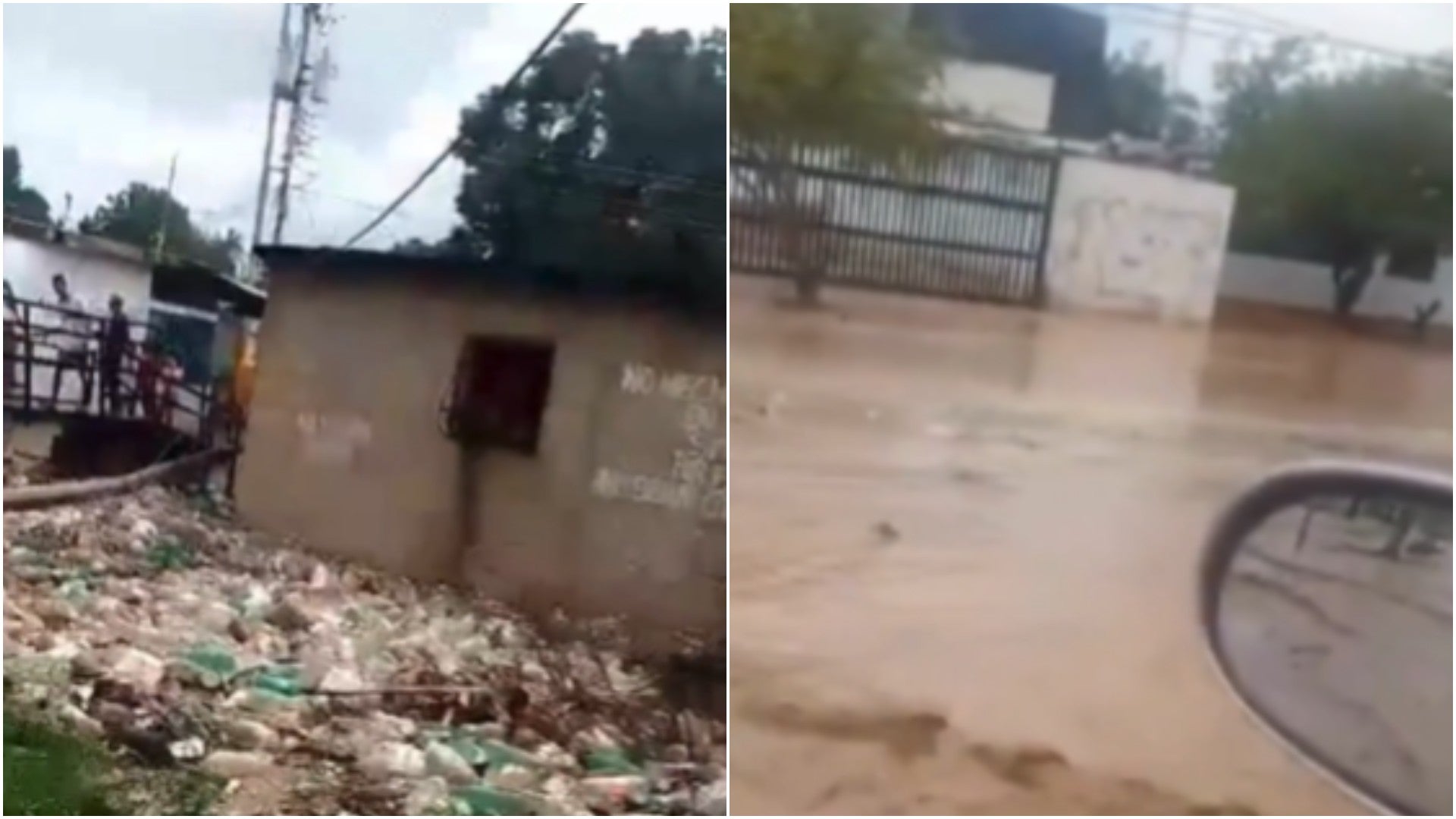 Sectores en Cumaná, Venezuela, sufrieron anegaciones - Fotos: X