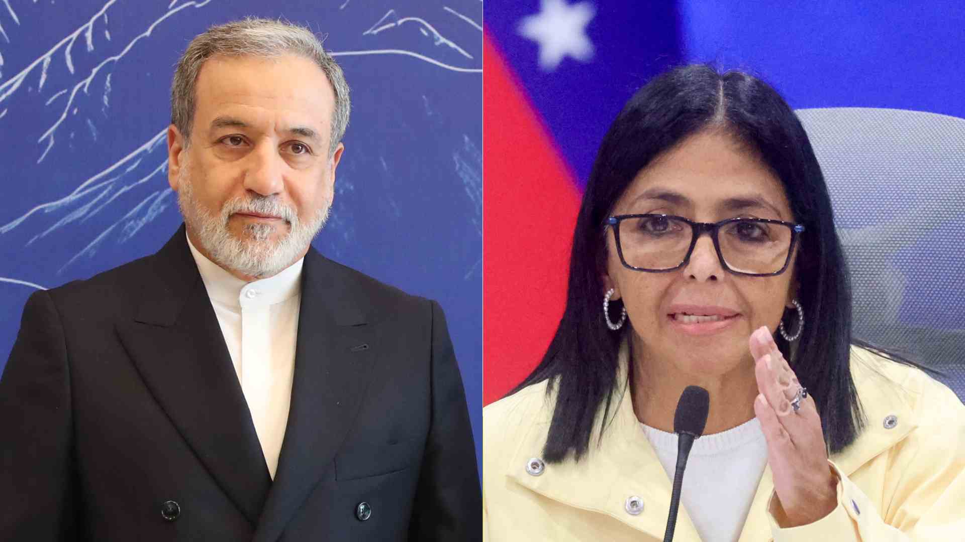 Abbas Araqchi - Delcy Rodríguez - EFE
