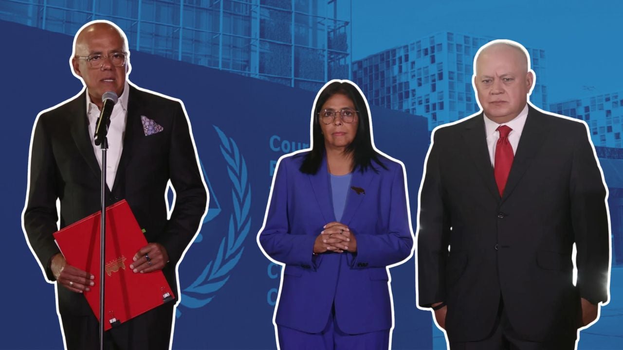 Jorge Rodríguez, Delcy Rodríguez y Diosdado Cabello - EFE