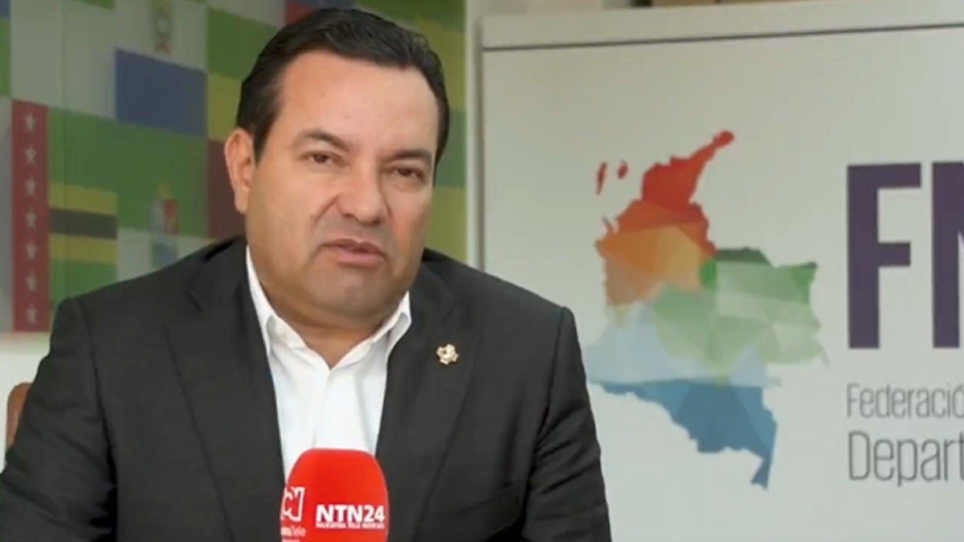 Didier Tavera, director ejecutivo de la Federación Nacional de Departamentos / FOTO: Captura de pantalla