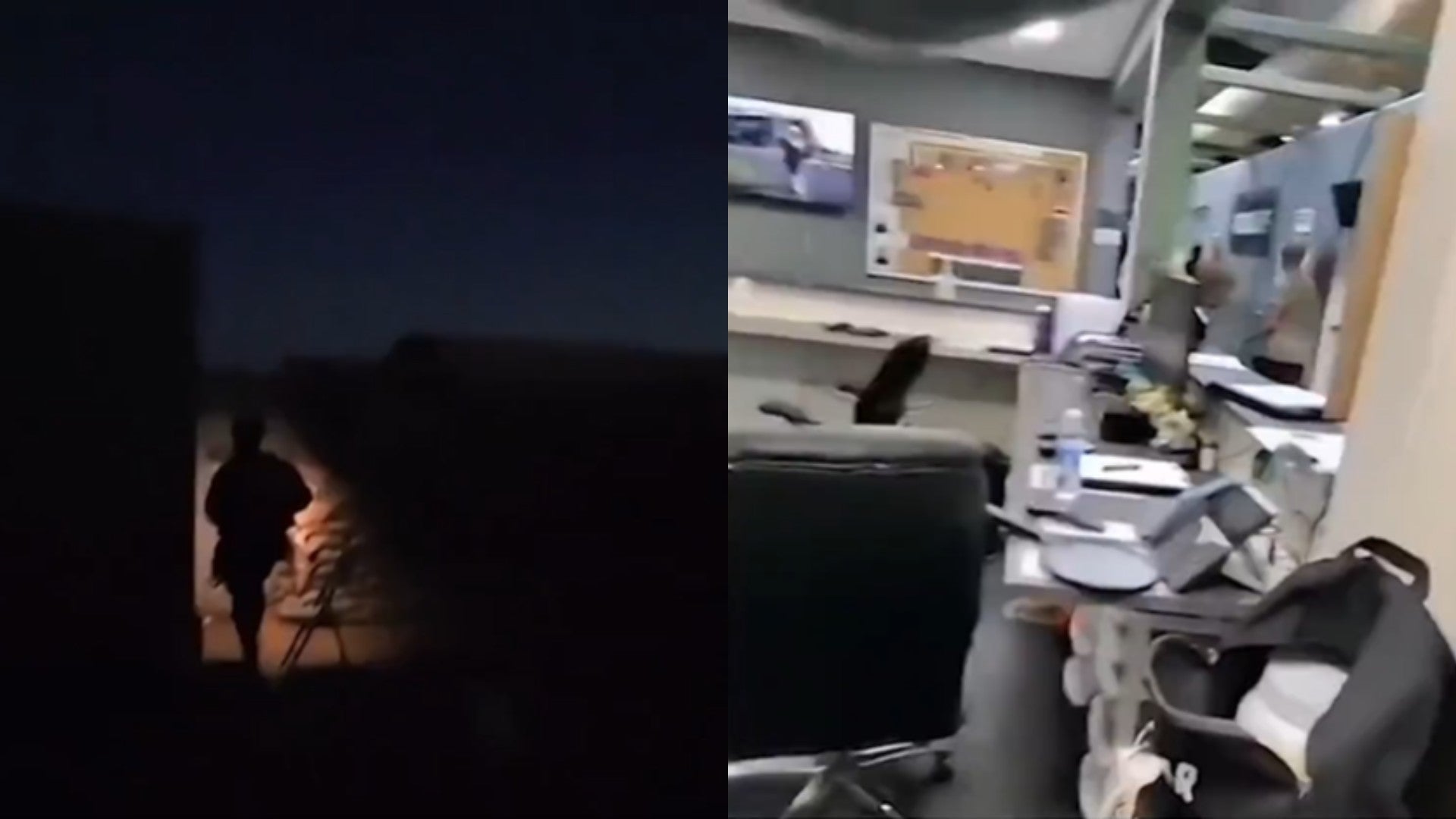 Soldado de Estados Unidos busca refugio tras ataque del régimen de Irán / FOTO: captura de pantalla