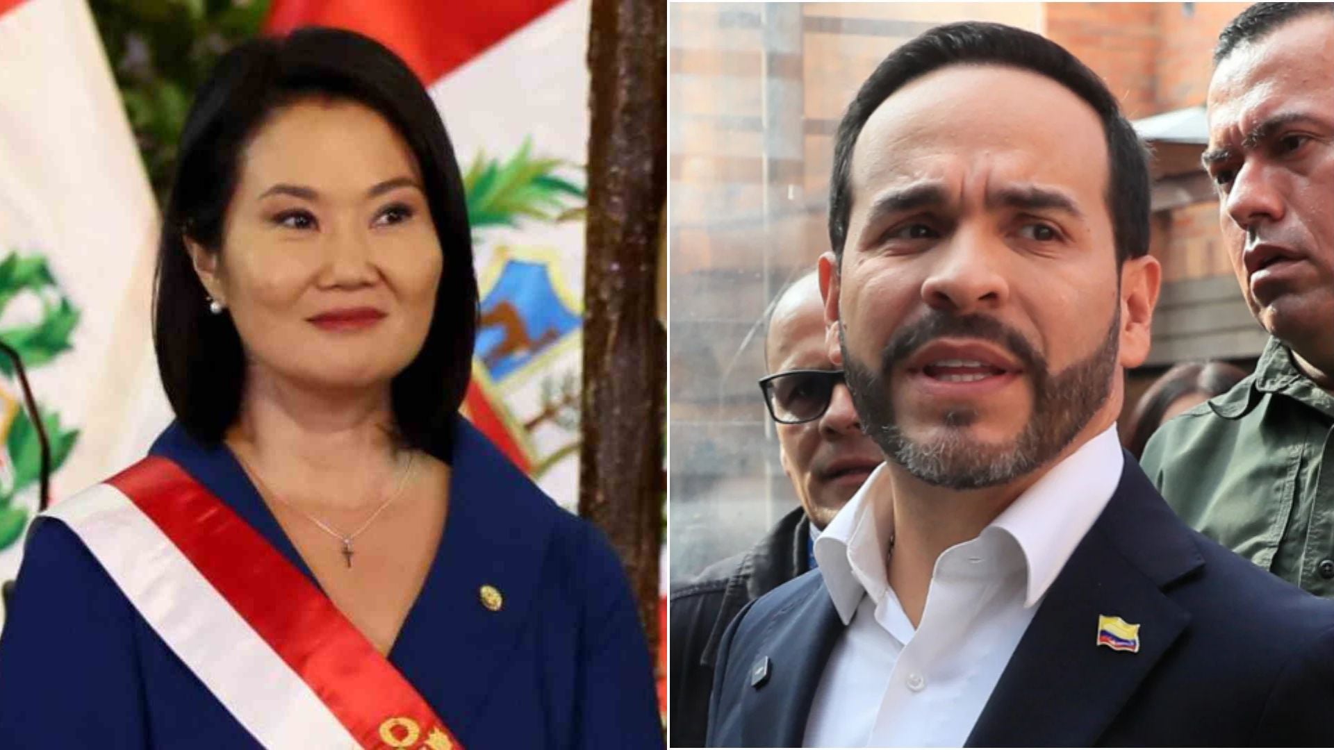 Keiko Fujimori, presidenta de Perú (AFP) - Abelardo de la Espriella, presidente electo de Colombia (EFE)