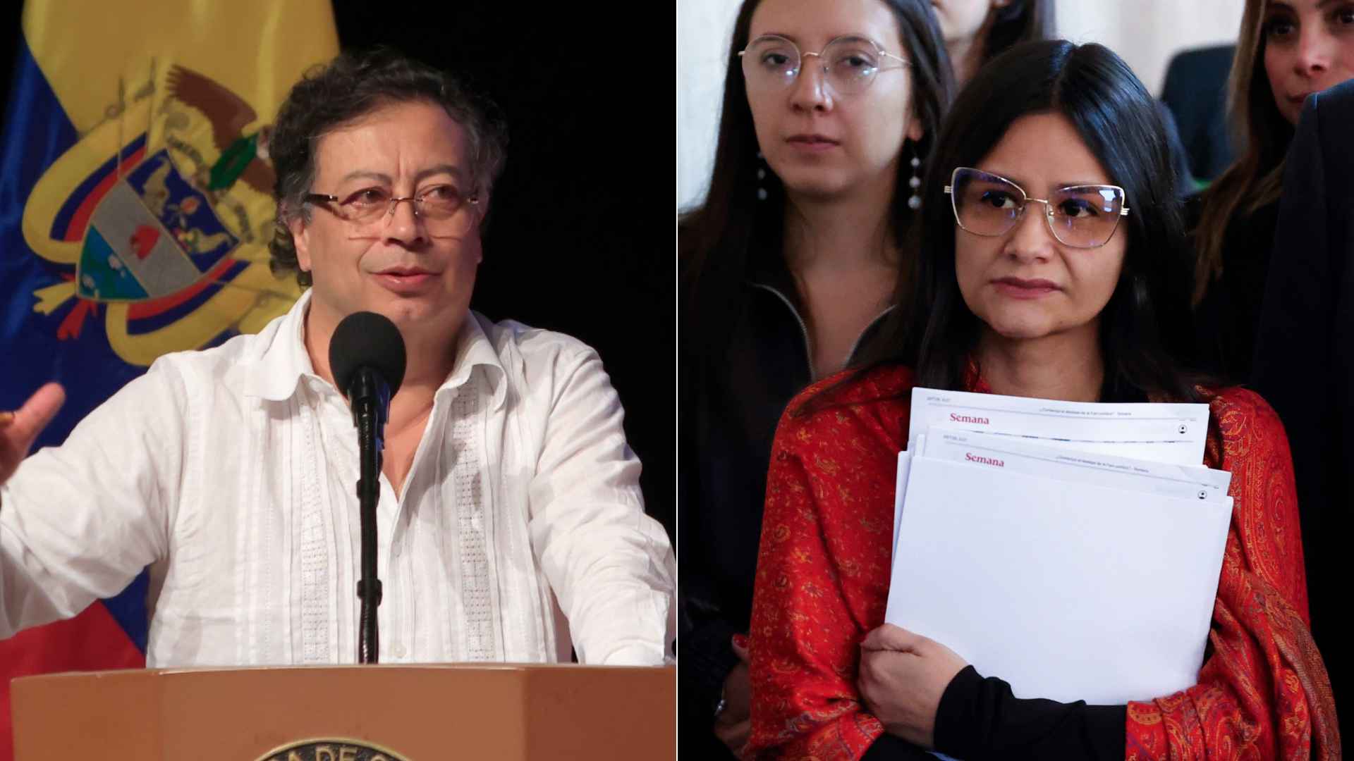 Gustavo Petro/ Angie Rodríguez - Fotos EFE