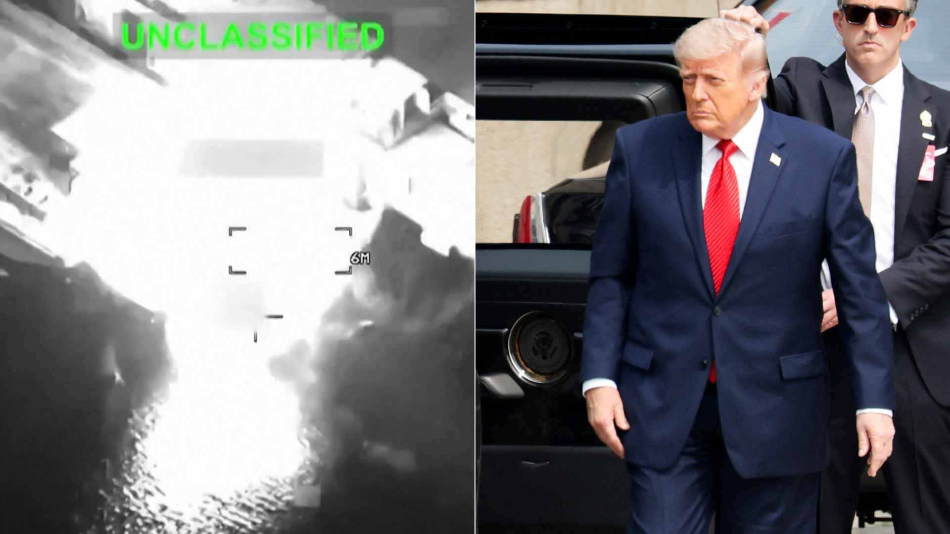Ataques EE. UU. contra Irán - Foto X: @CENTCOM/ Donald Trump - Foto EFE