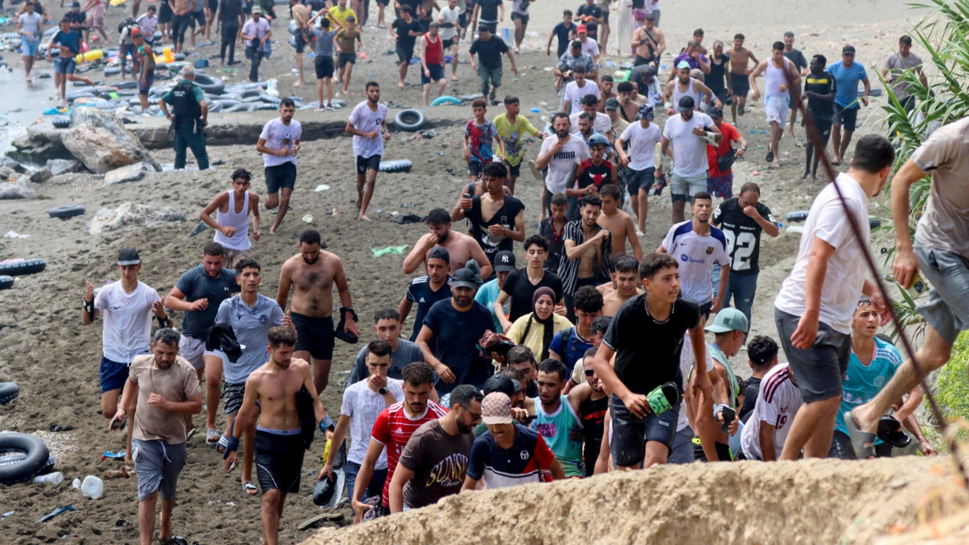 Frontera de España con Marruecos en Ceuta- Foto: EFE
