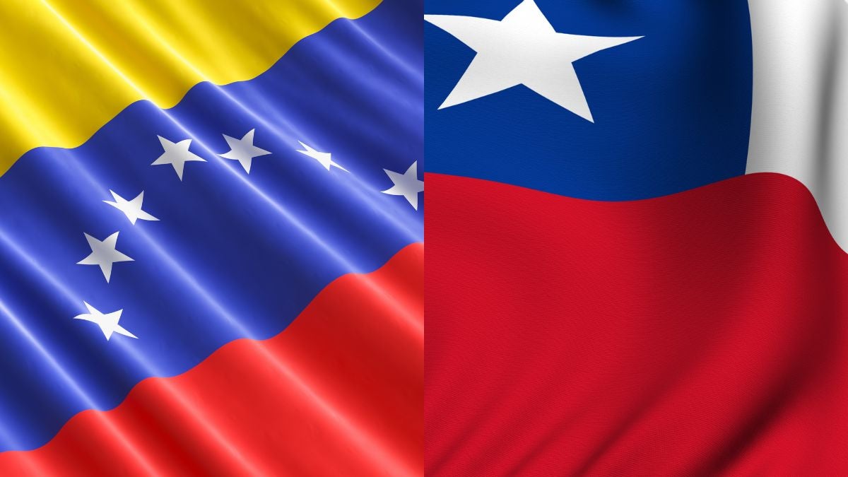 Banderas de Venezuela y Chile (Canva)