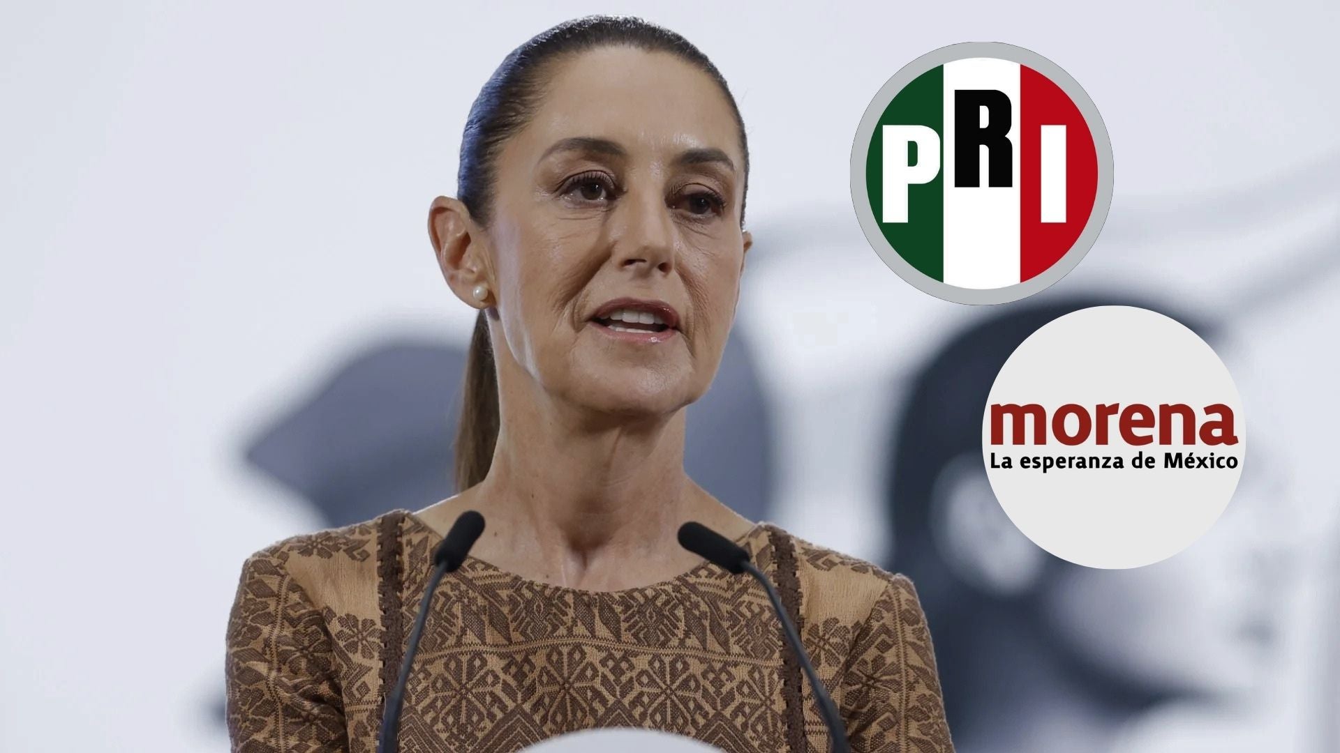 Claudia Sheinbaum se pronunció sobre la decisión del INE hacia el PRI - Foto: EFE/X