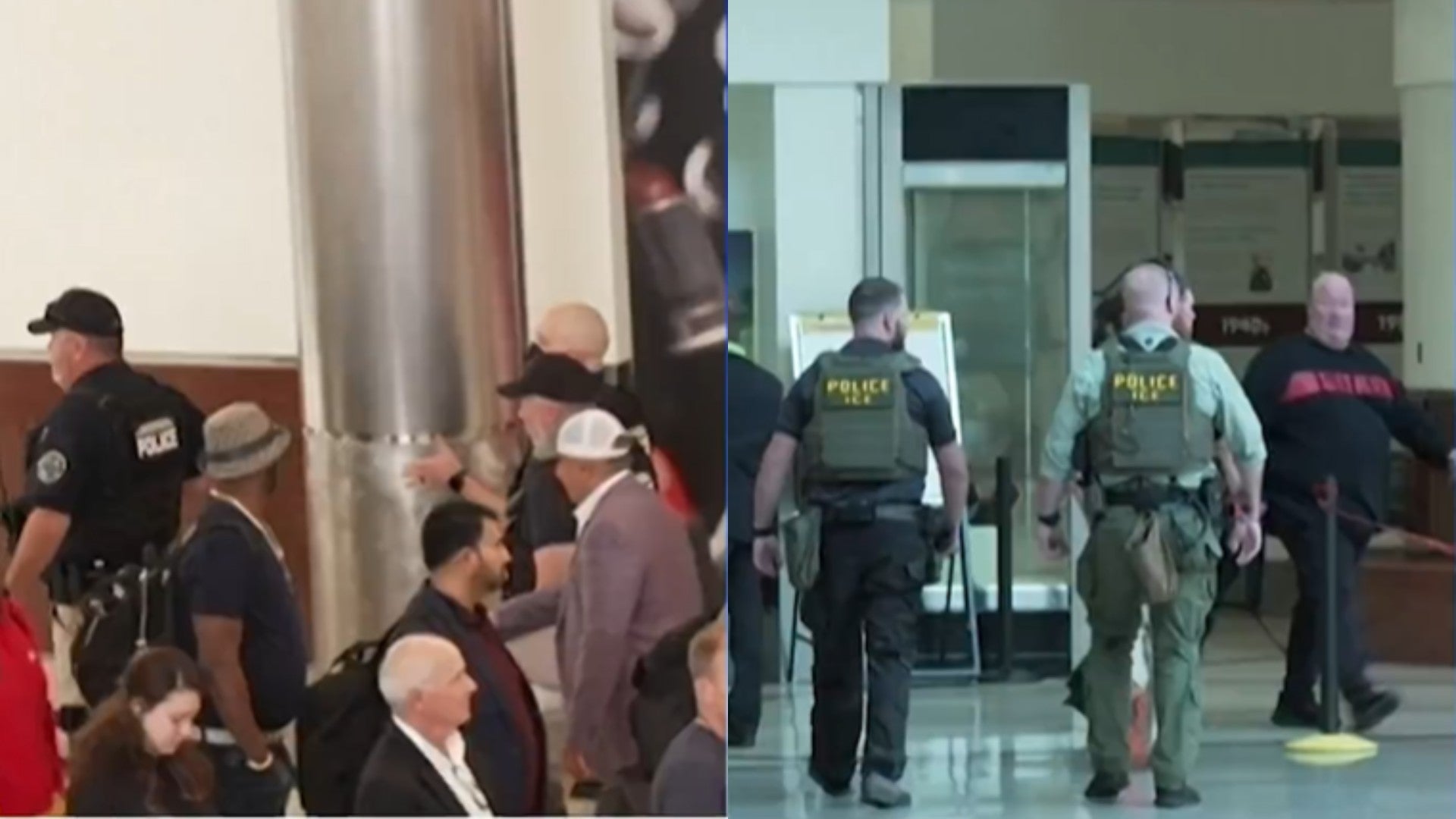 ICE en los aeropuertos de Estados Unidos / FOTO: Captura de pantalla