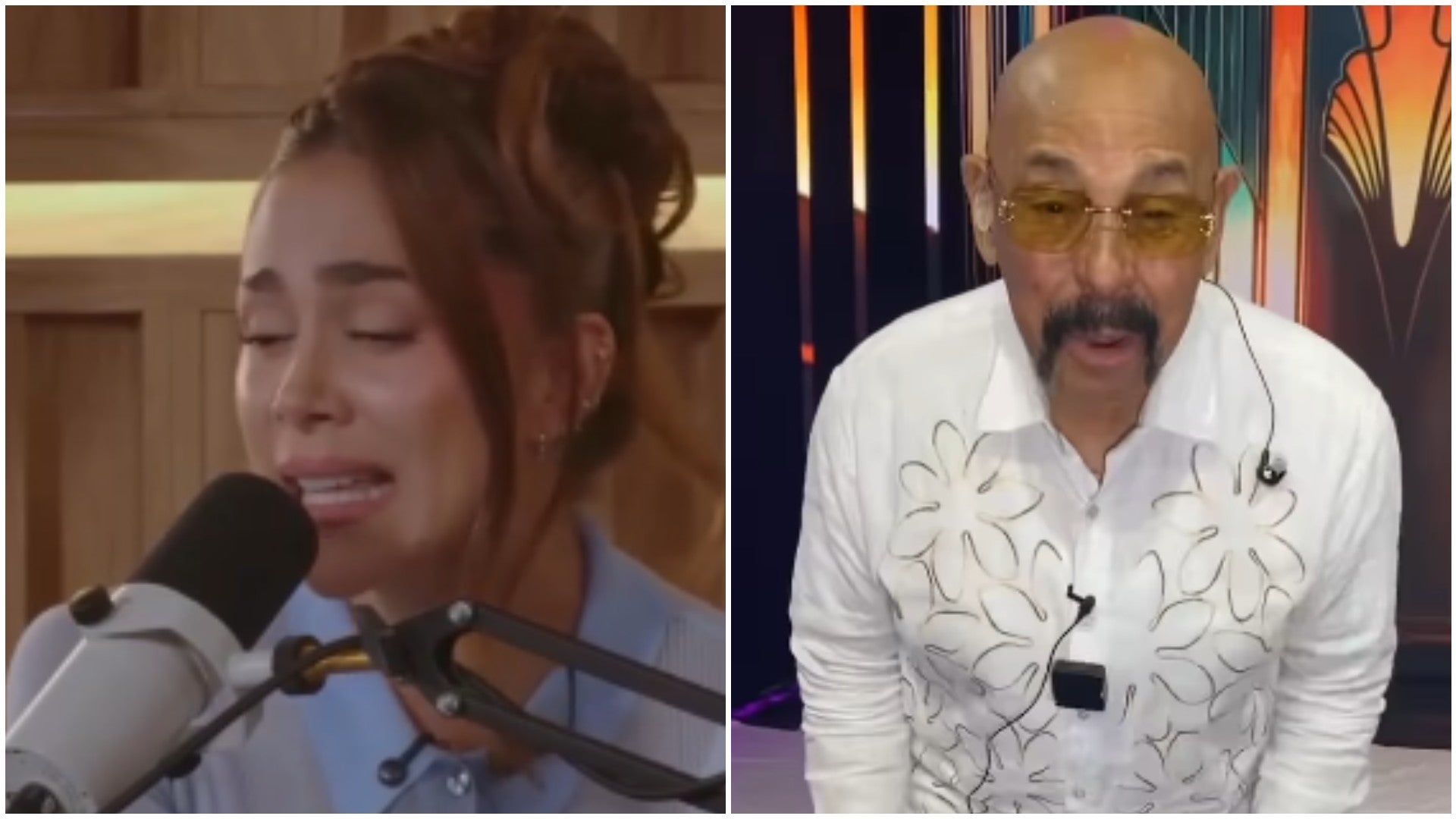 Greeicy, cantante colombiana / Oscar D' León, cantante venezolano - Fotos: Instagram