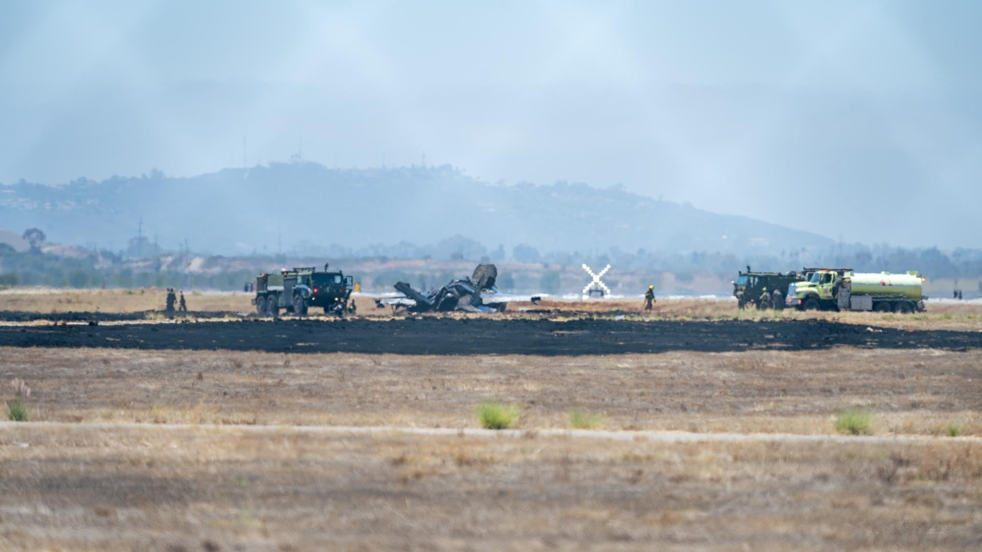 Avión de combate accidentado en EE. UU. - Foto: EFE