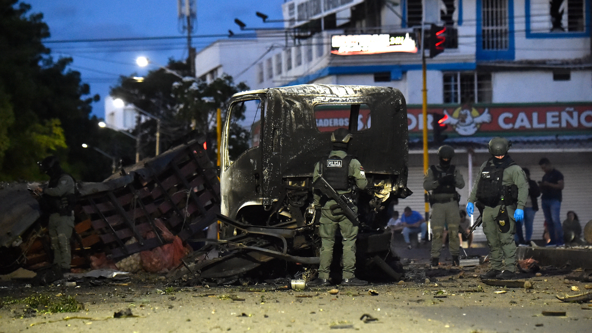 Ataque en Cúcuta | Foto: AFP