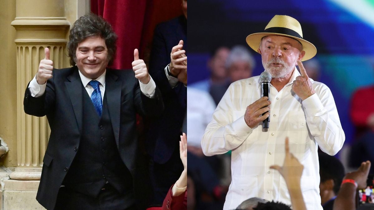 Javier Milei - Lula da Silva (EFE)