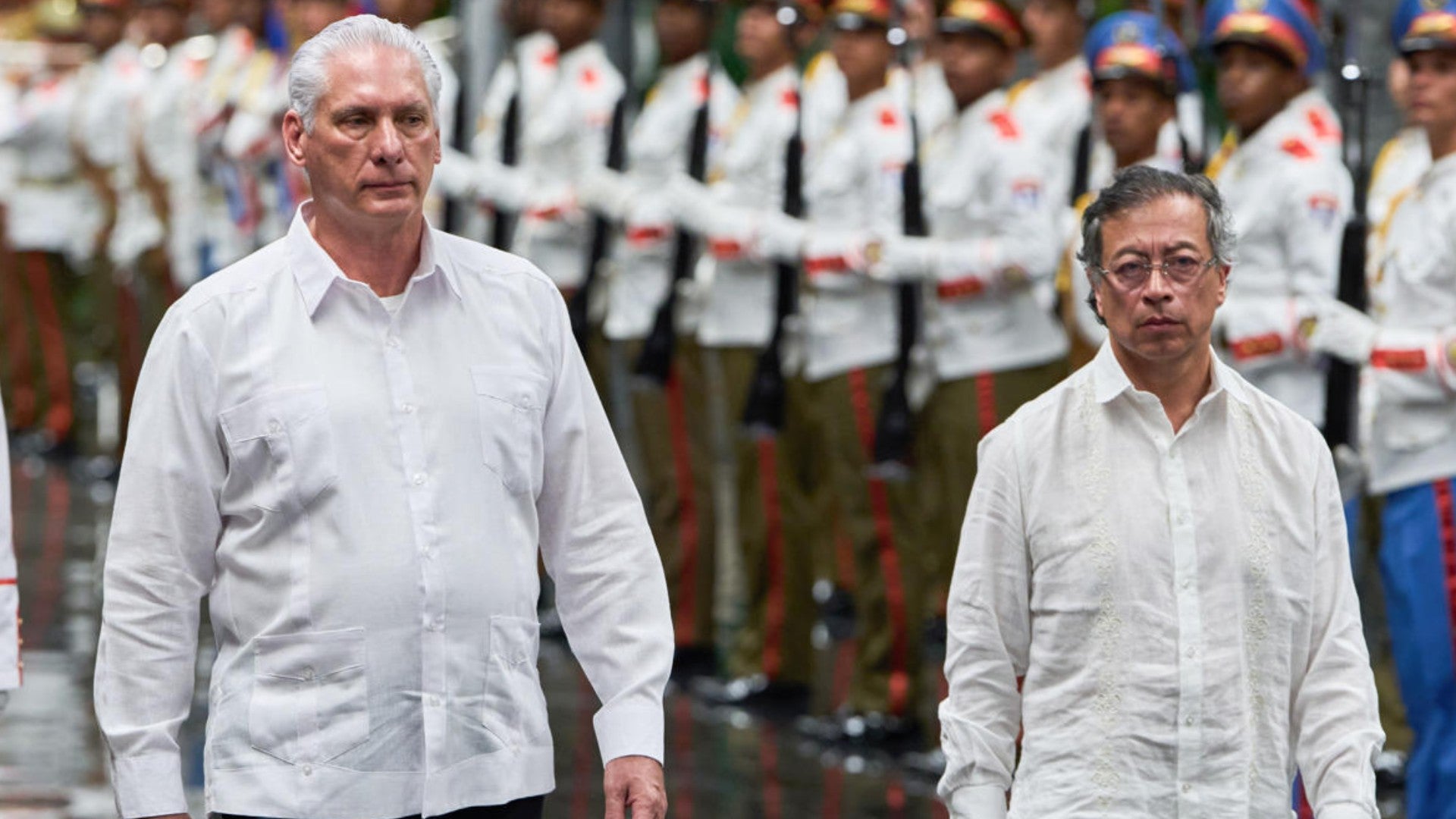 Miguel Díaz Canel y Gustavo Petro / FOTO: EFE