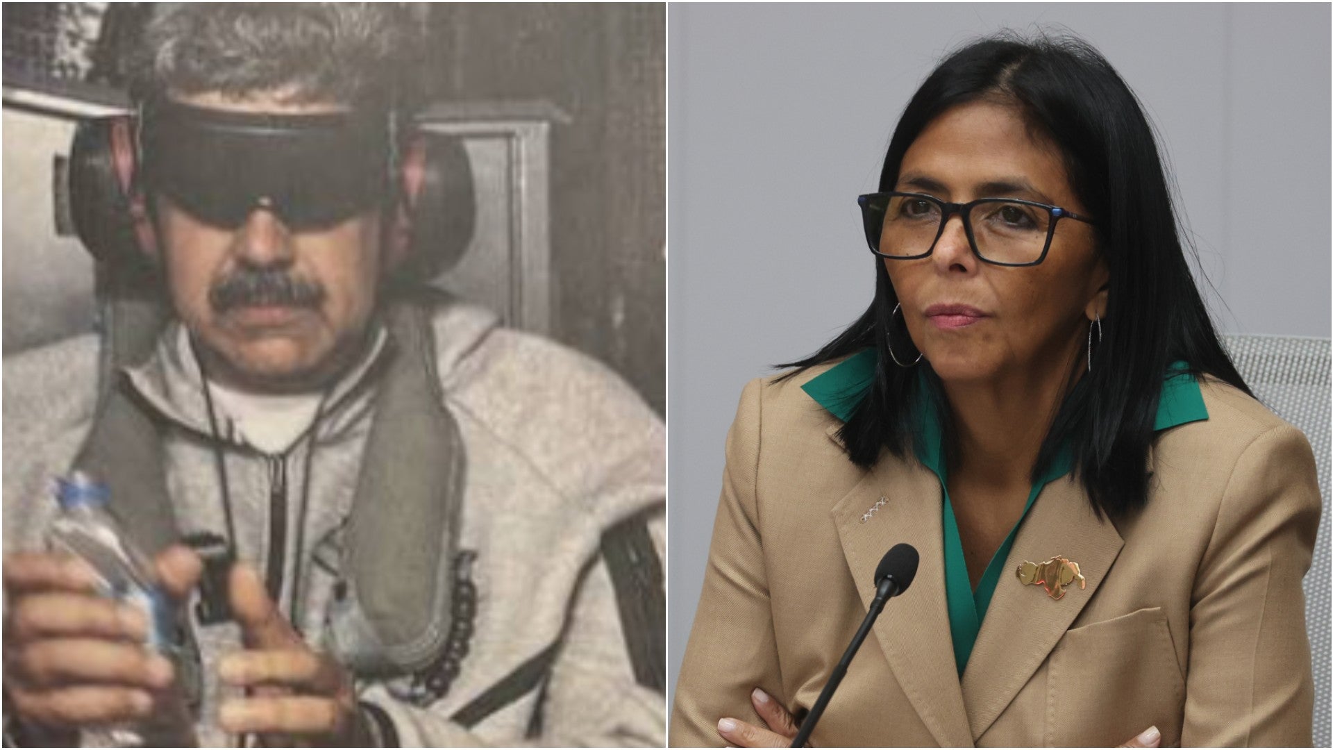Nicolás Maduro, dictador venezolano / Delcy Rodríguez, jefe encargada del régimen venezolano - Fotos: X / EFE