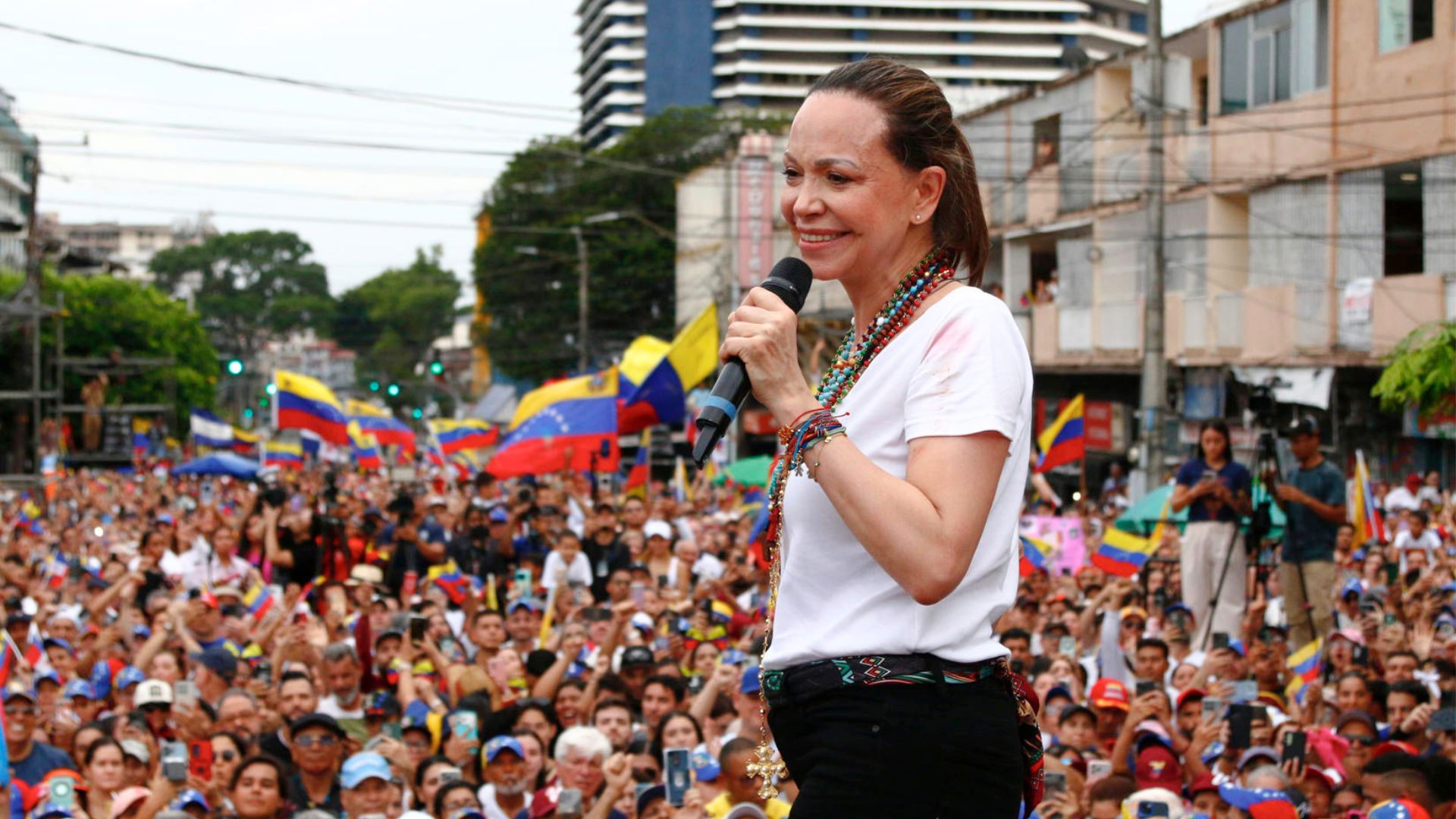 María Corina Machado, líder democrática de Venezuela - Foto: EFE